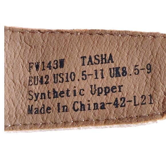 Aetrex Tasha Thong Wedge Sandals Rhinestone Embellished White Womens Size 10.5 - Picture 9 of 9